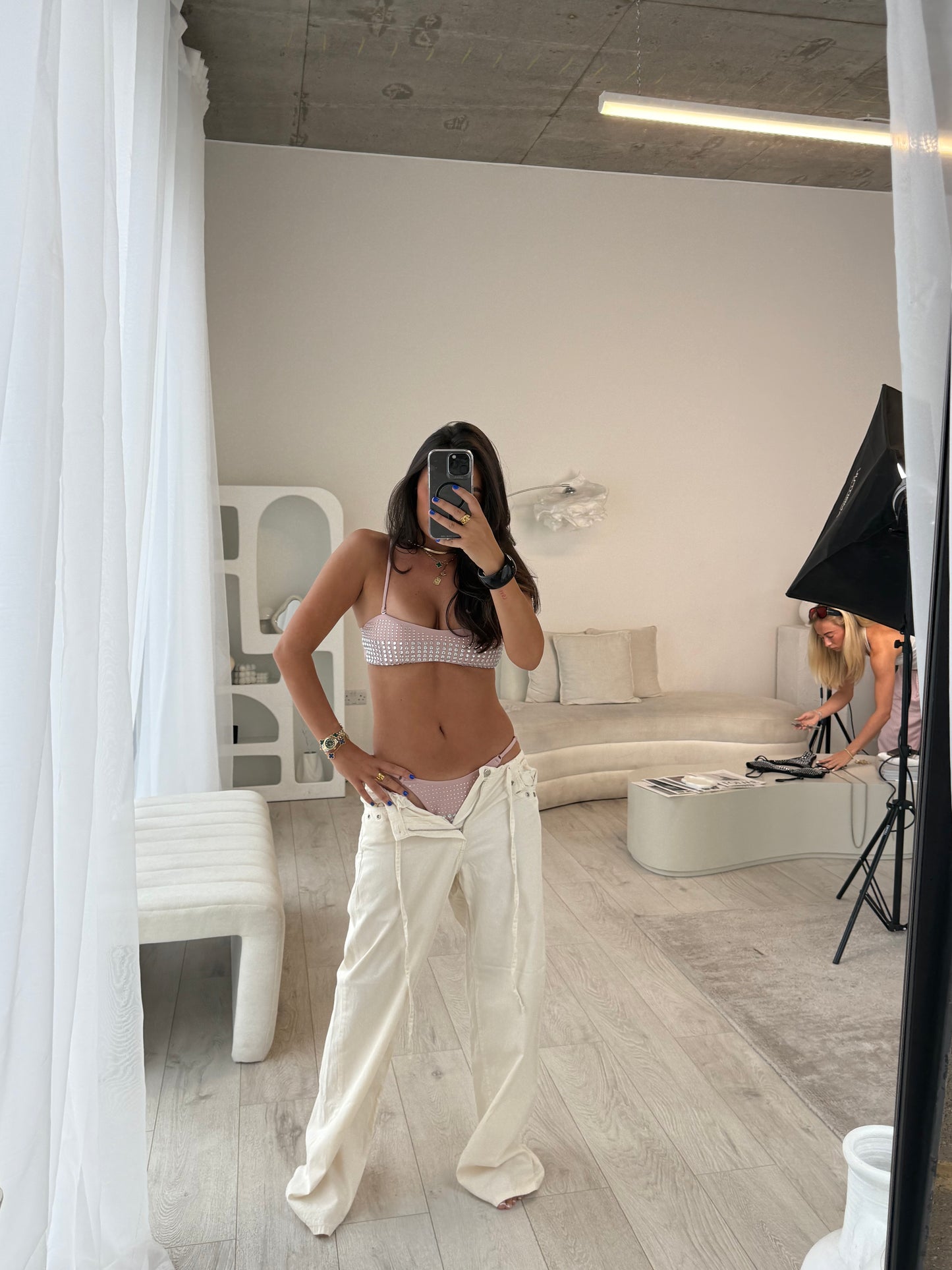 Jada Nude Studded Bikini