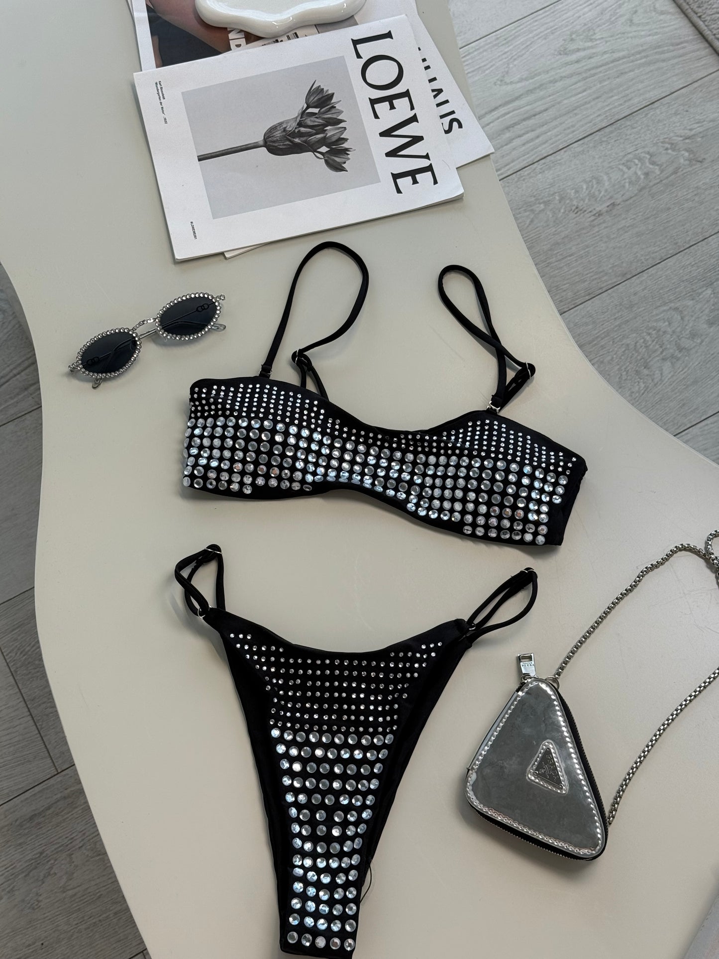 Jada Black Studded Bikini