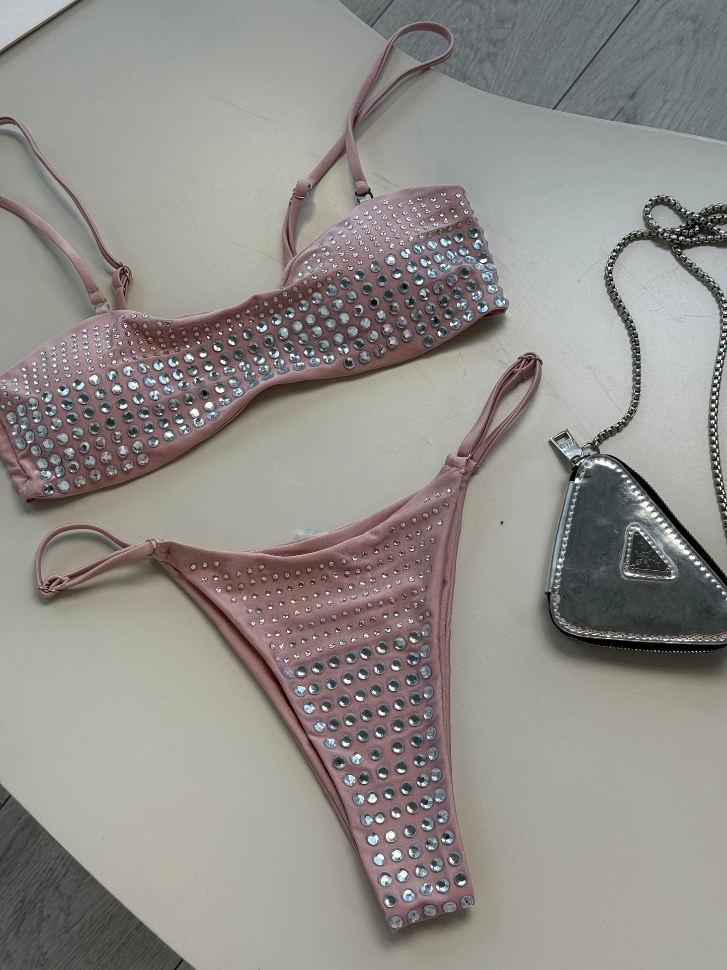 Jada Nude Studded Bikini