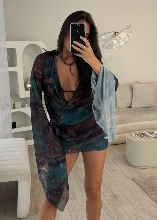 Lola Mesh Mini Dress