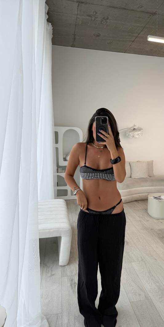 Jada Black Studded Bikini
