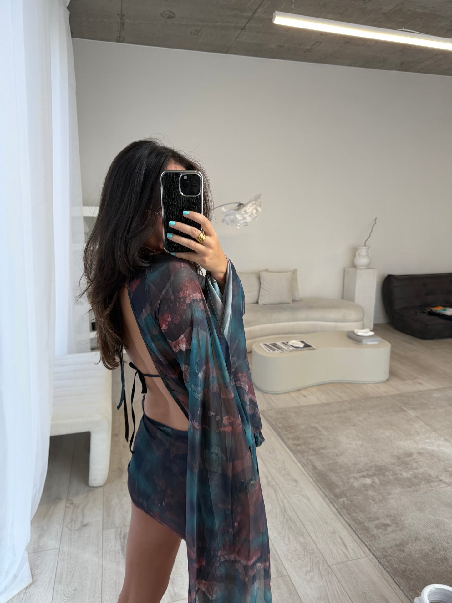 Lola Mesh Mini Dress