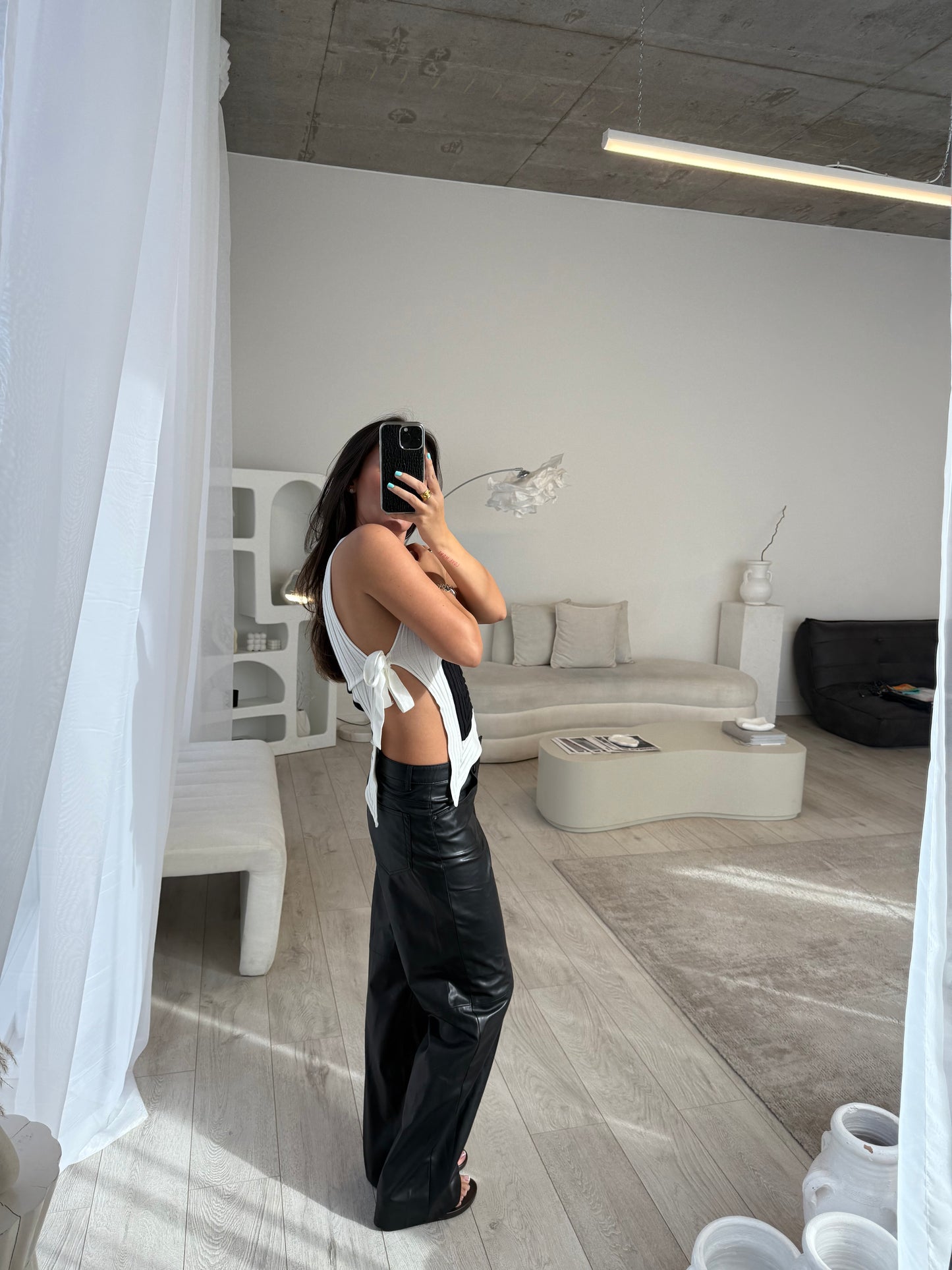 Layla Contrast Knit Top
